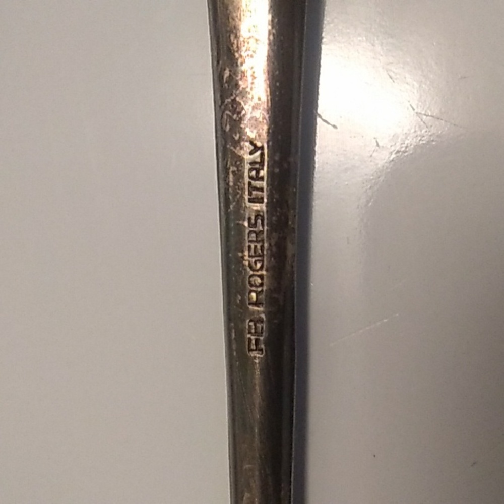 F.B. Rogers Silver Italy Salad Set - Picture 5 of 7